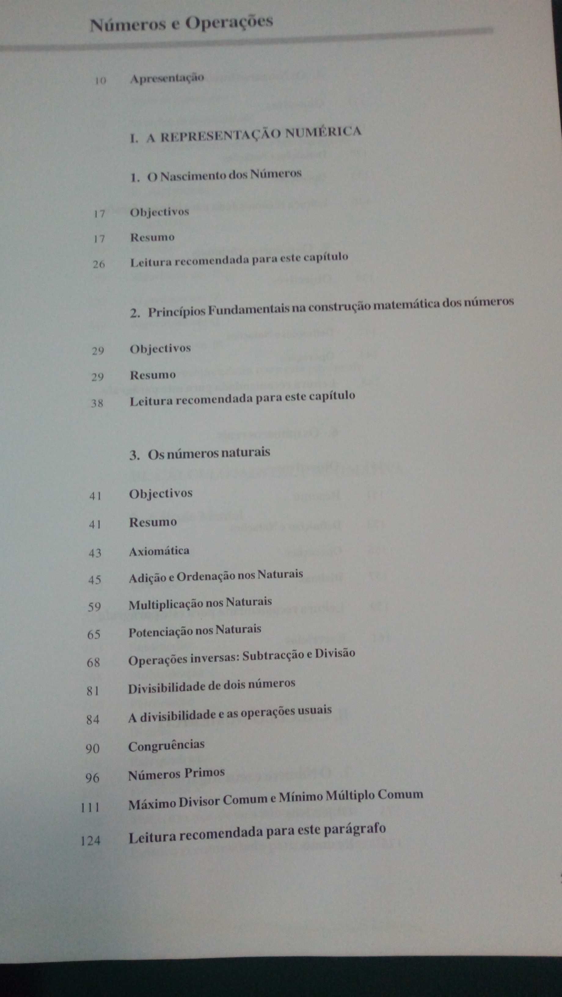 Números e operações Universidade Aberta