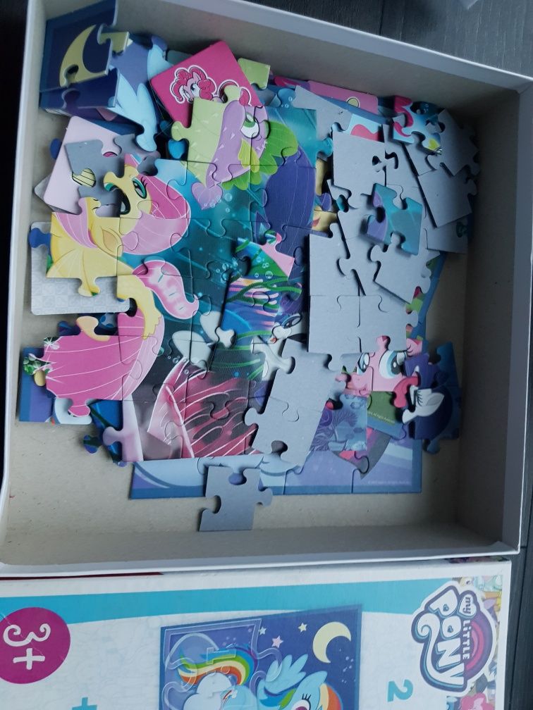 My Little Pony puzzle i memory 48 Dwie układanki