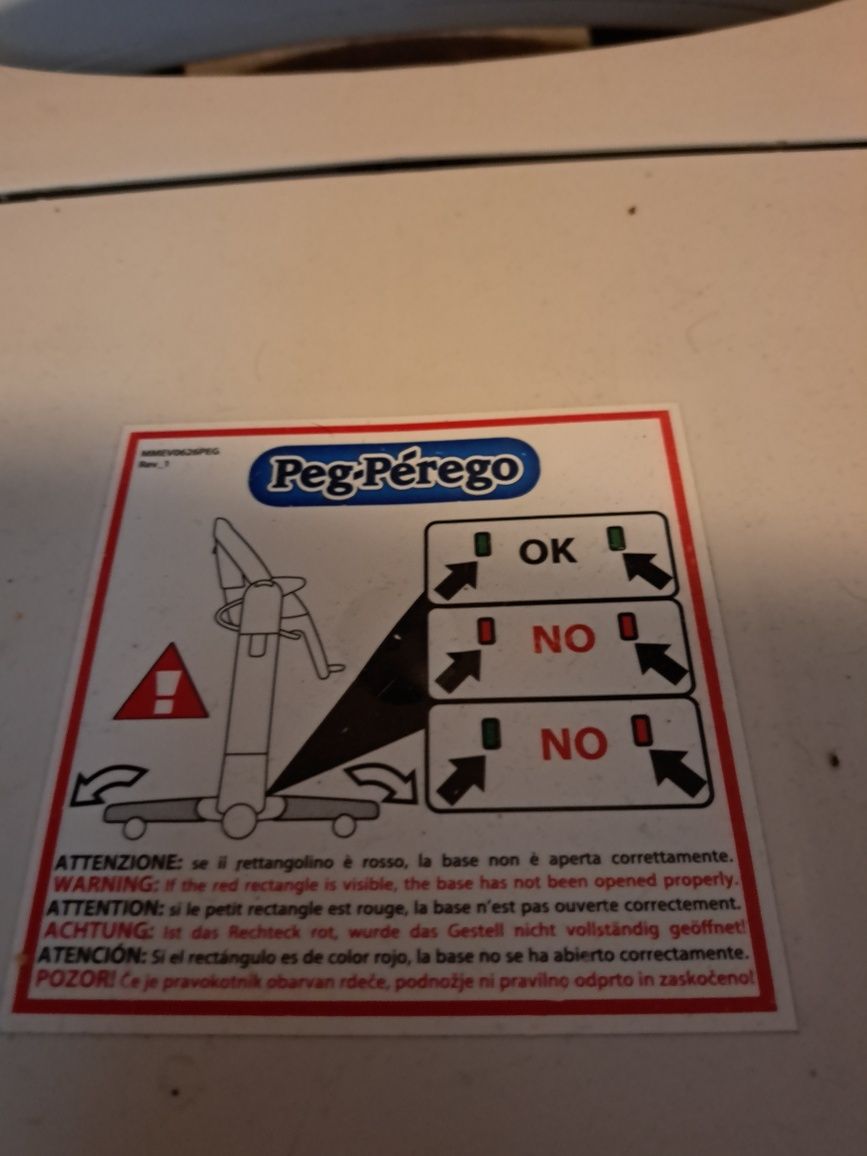 Pegperego Tatamia wielofunkcyjne krzesełko do karmienia-nowa tapicerka