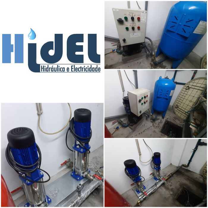 Bombas de água, higienização de cisternas