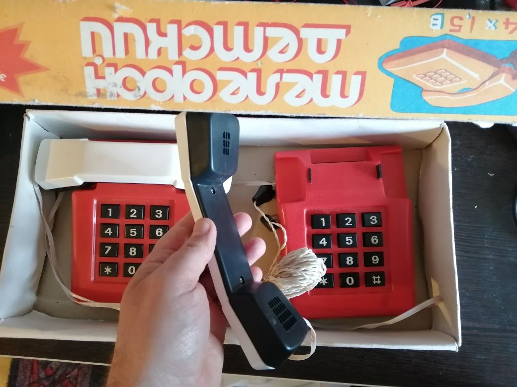 Винтаж детский телефон СССР