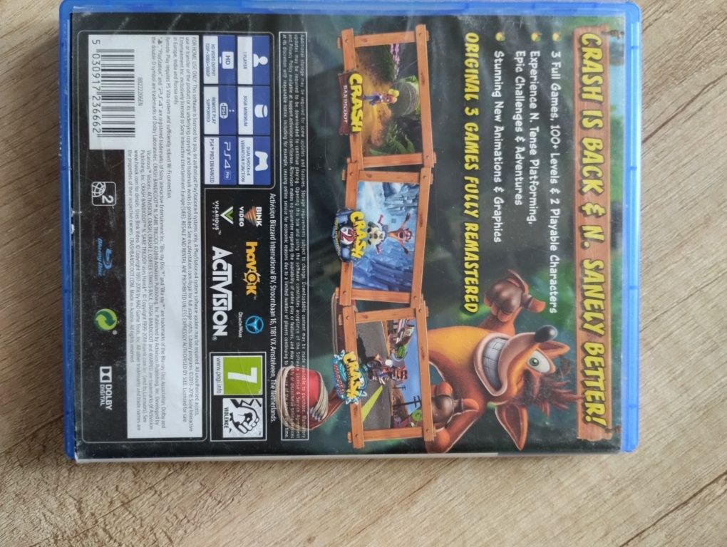 Crash bandicoot N sane trilogy