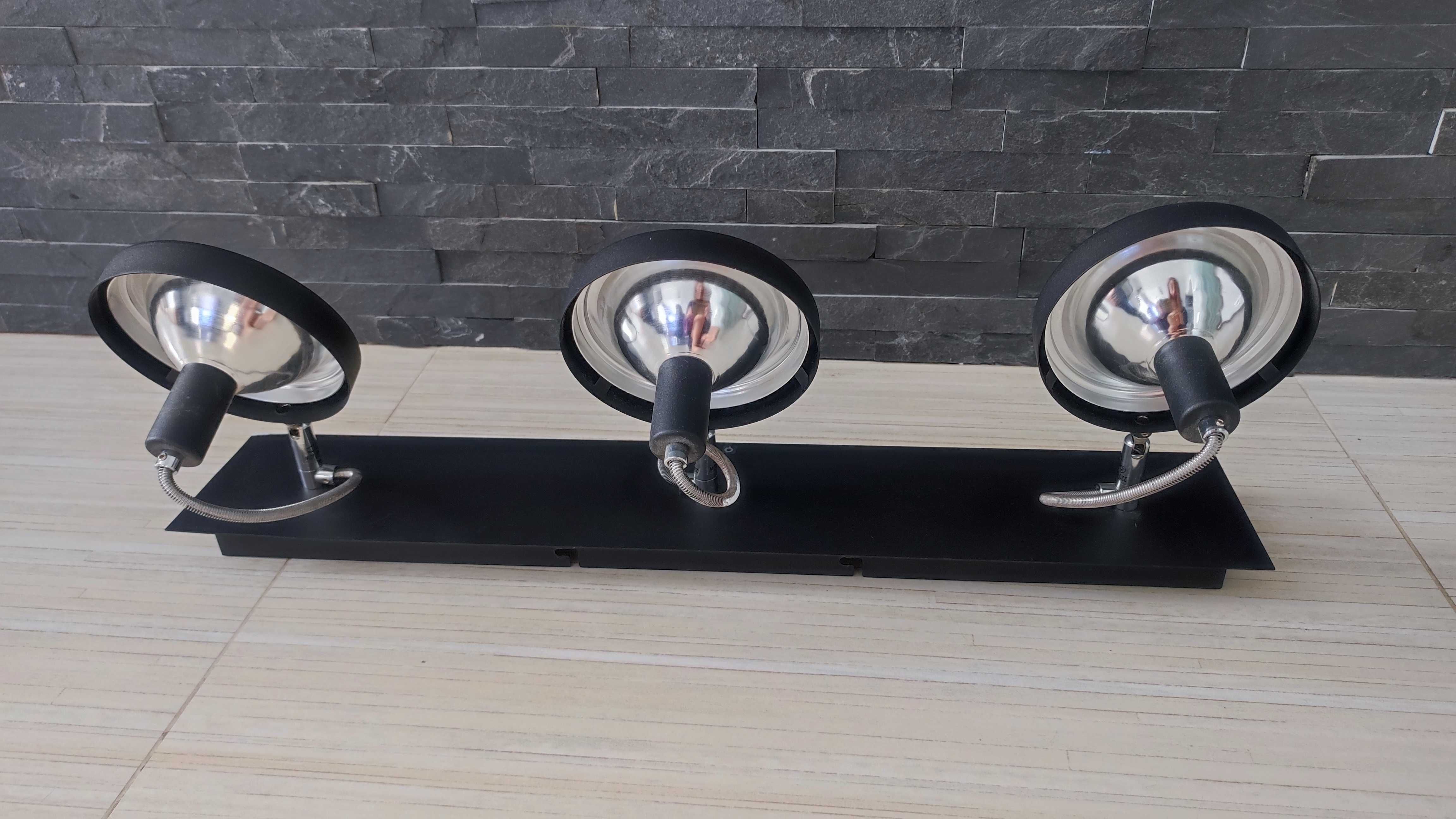 Lampa sufitowa potrójna listwa QAZQA