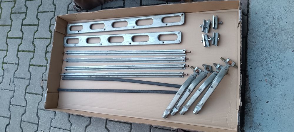 Fiat 126p 125p polonez bagażnik dachowy + neseser oryginalny zestaw