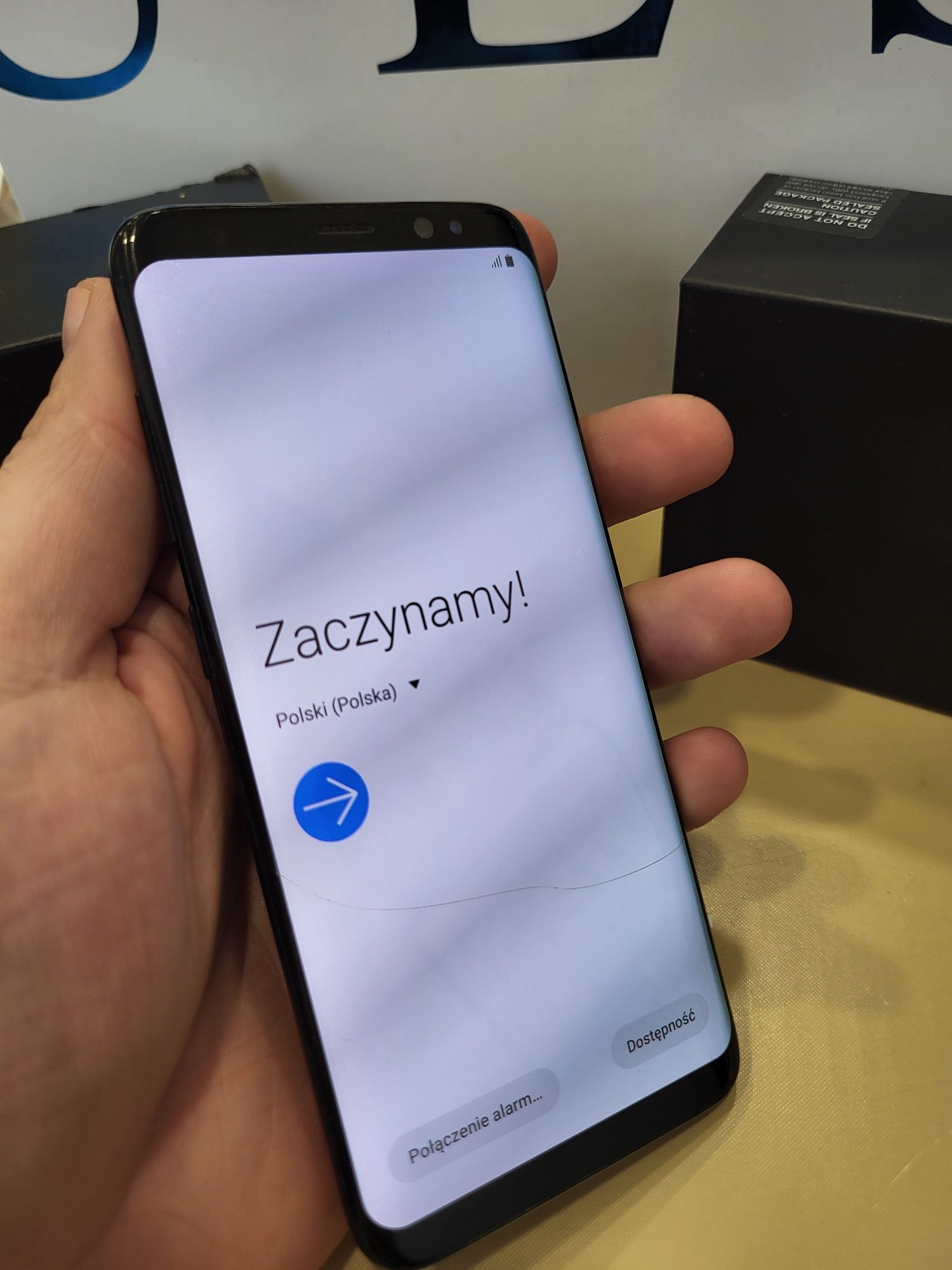 Telefon Samsung S8 Czarny smartfon  uzywany stan dobry