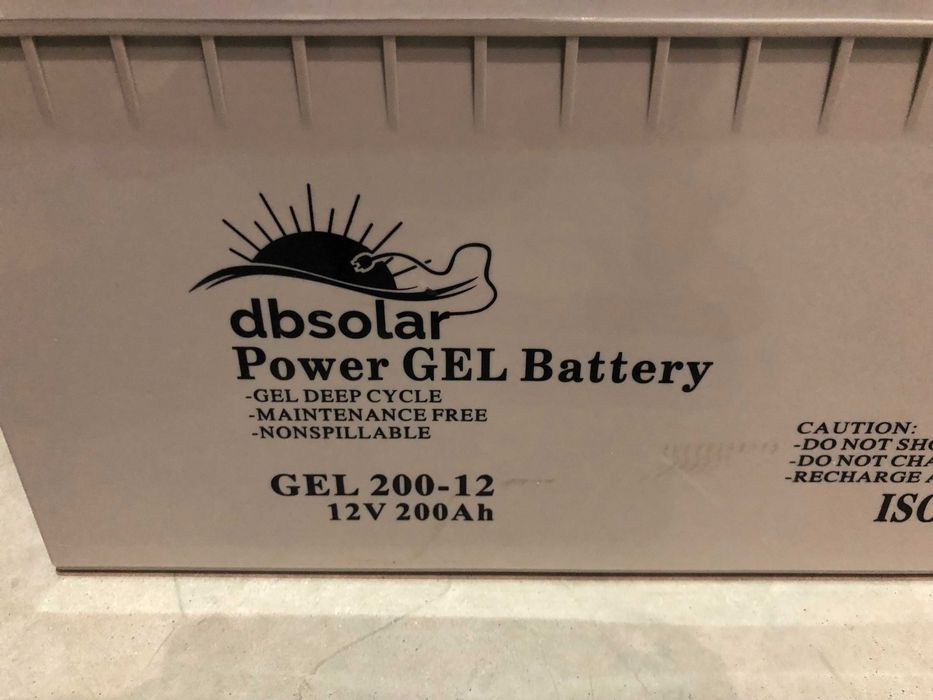 DBsolar Power Gel Battery  Gel 200-12. 12v. 200Ah. б/в
