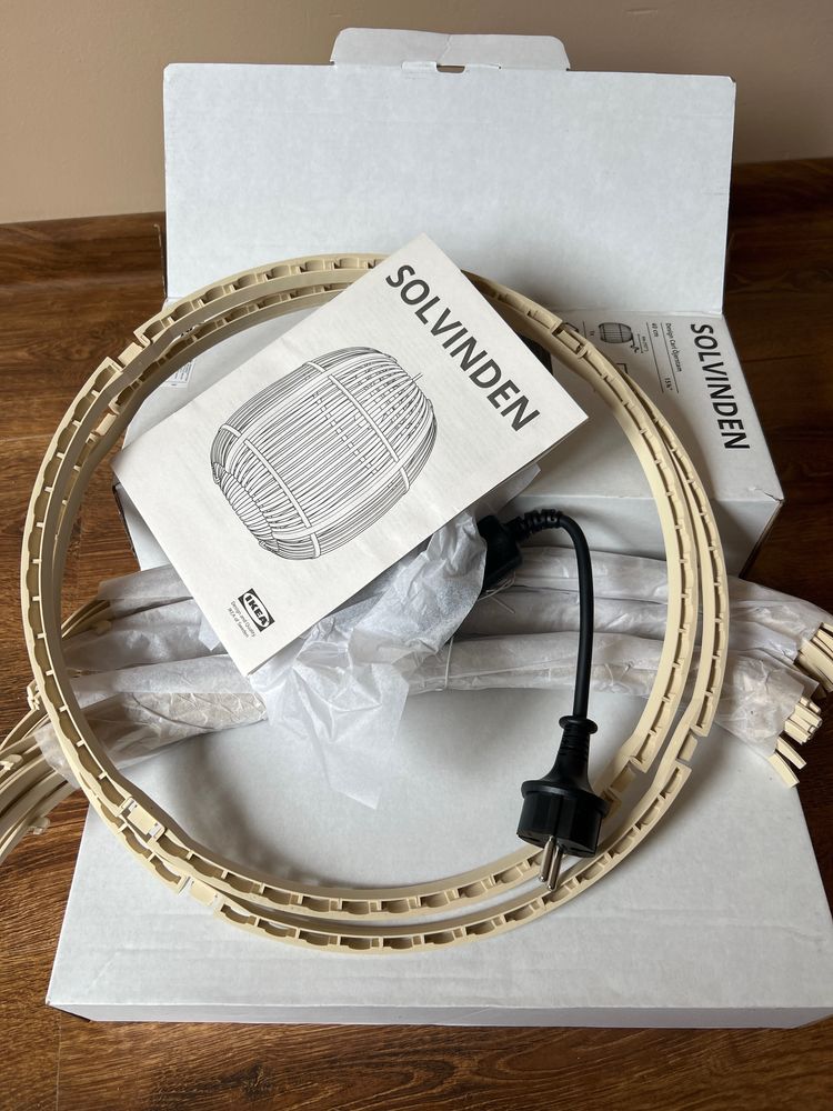 Lampa wisząca zawnętrzna led Solvinden nowa
