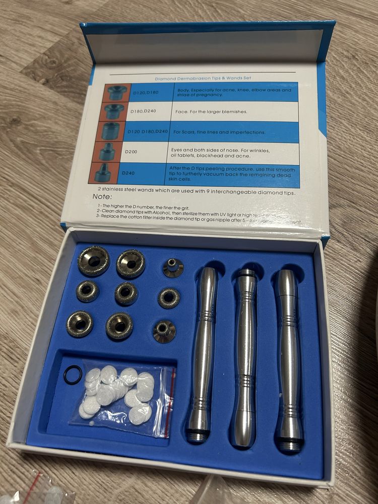 Urządzenie do mikrodermabrazji diamentowej