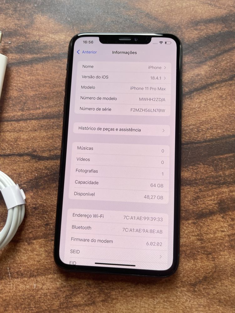  IPhone 11 Pro Max 64GB Graphite Desbloqueado