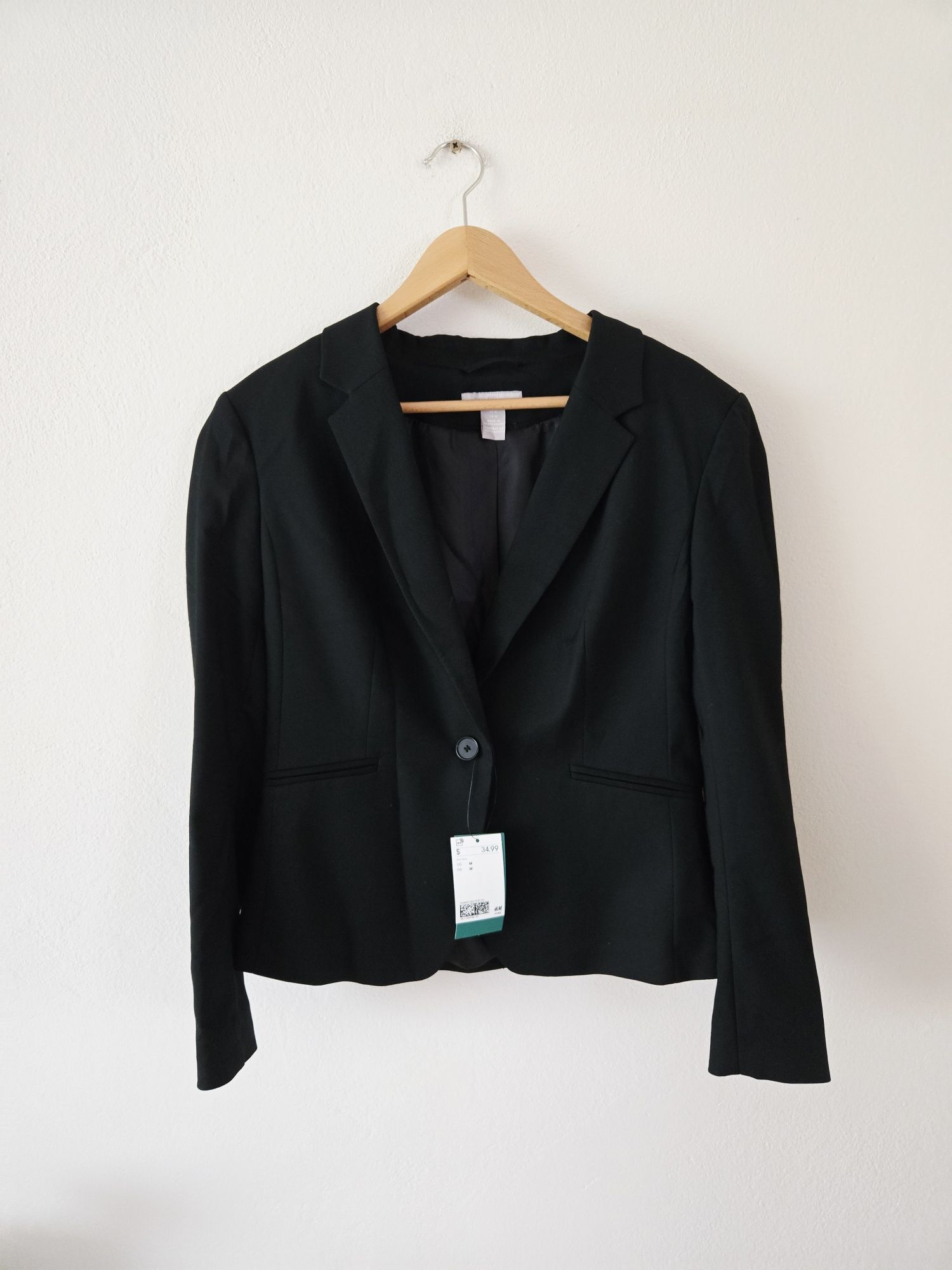 Czarna marynarka h&m nowa z metką