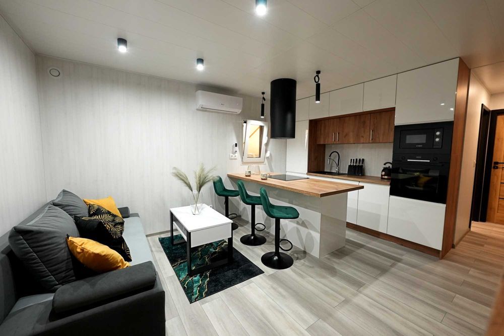 Domek mobilny MARCELO 48-salon+kuchnia+2 sypialnie-od ręki!