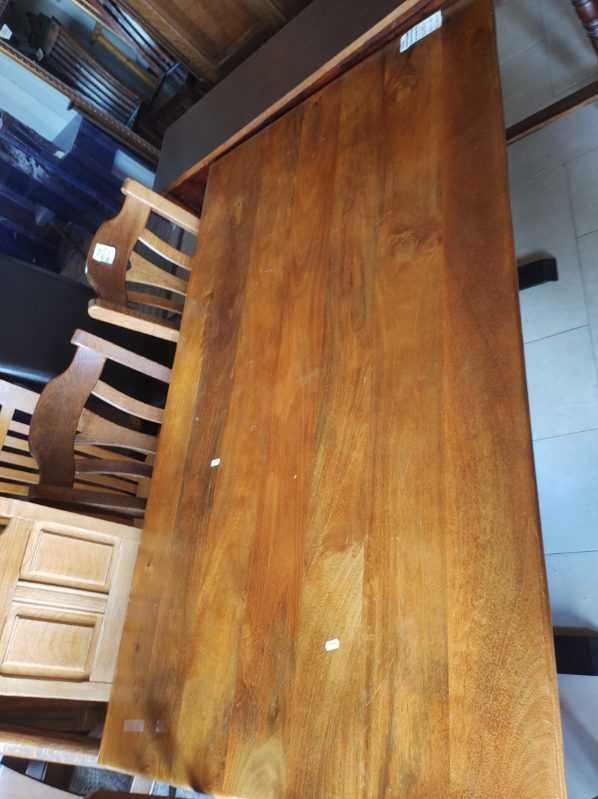 Stół drewniany nierozkładany regulowana wysokość lite drewno FV DOWÓZ