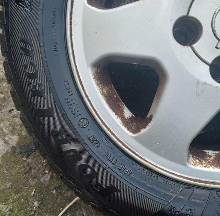 195/65 r15 opony 5x110 wielosezonowe felgi aluminiowe opel koło