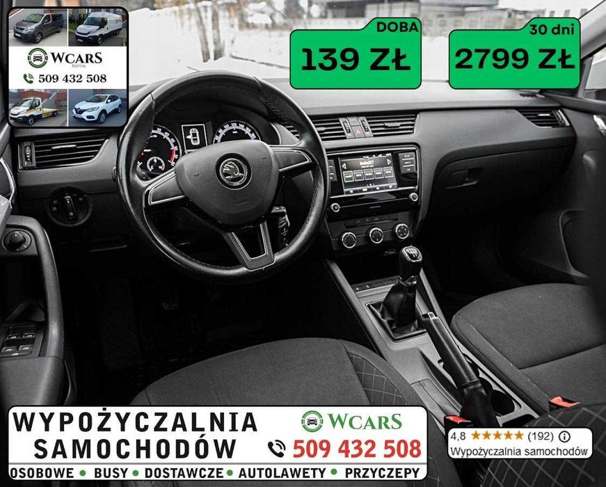 Wynajem samochodu osobowych wypożyczalnia samochodów  dostawczych van