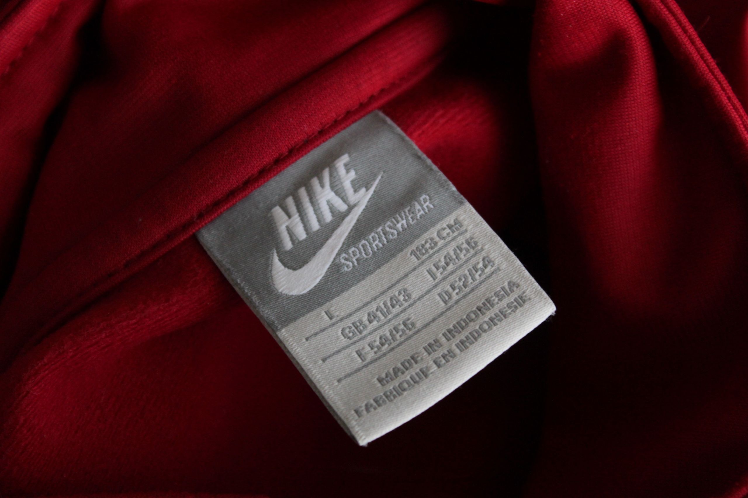 Nike Bluza Męska Czerwona L/Xl Bdb Stan