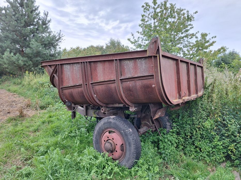 Przyczepa jednoosiowa wywrotka
