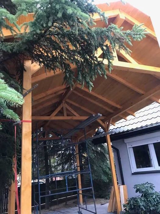 Wiata Garażowa, Altana, Carport pod kampera