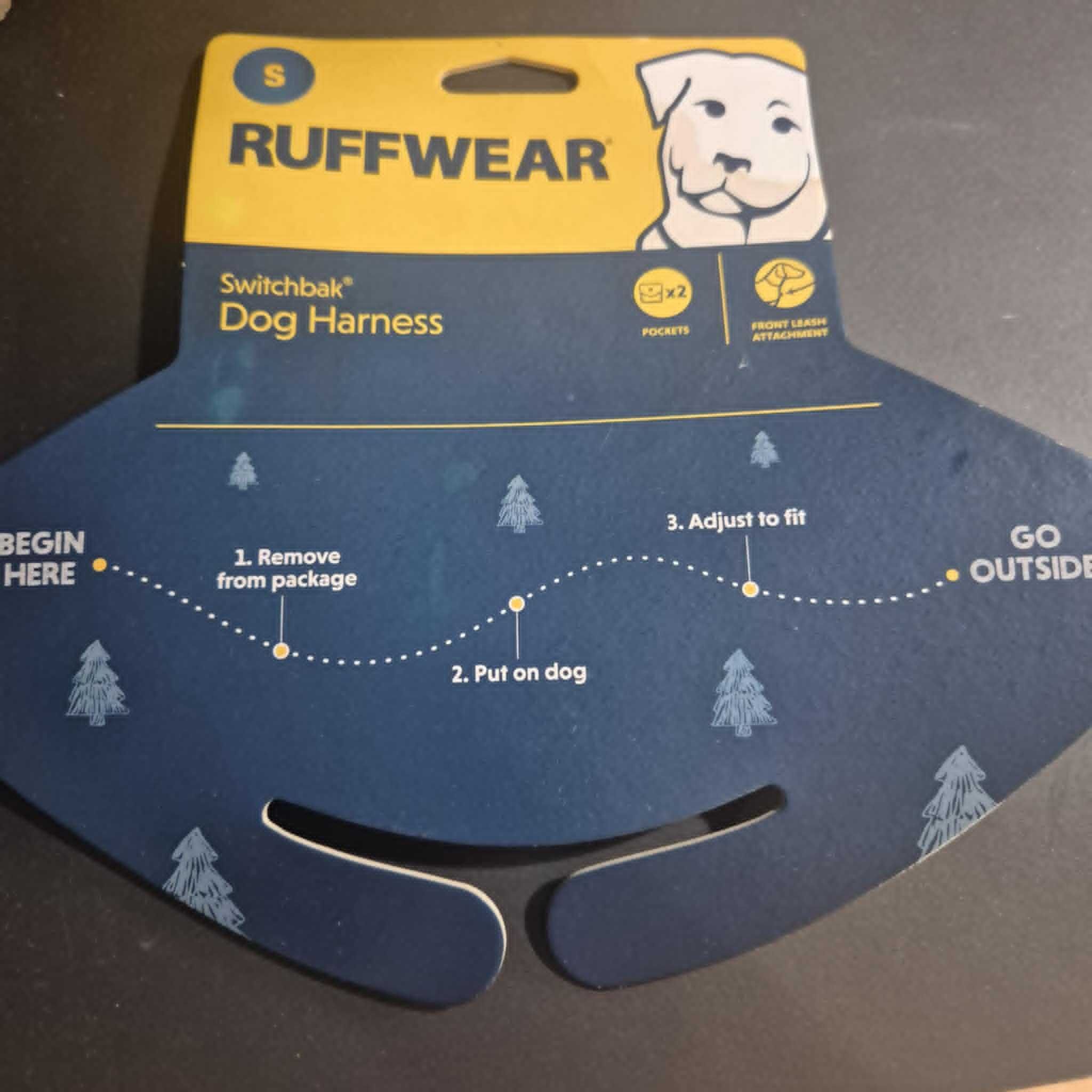 uprząż,szelki dla psa z kieszeniami ruffwear rozmiar M