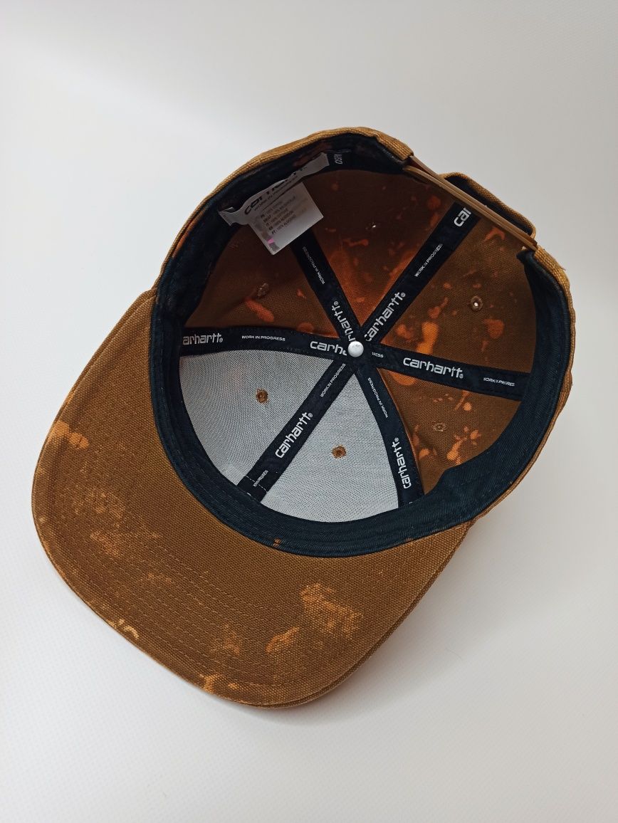 Бейсболка snapback Carhartt тай дай раскраски терракотовый цвет