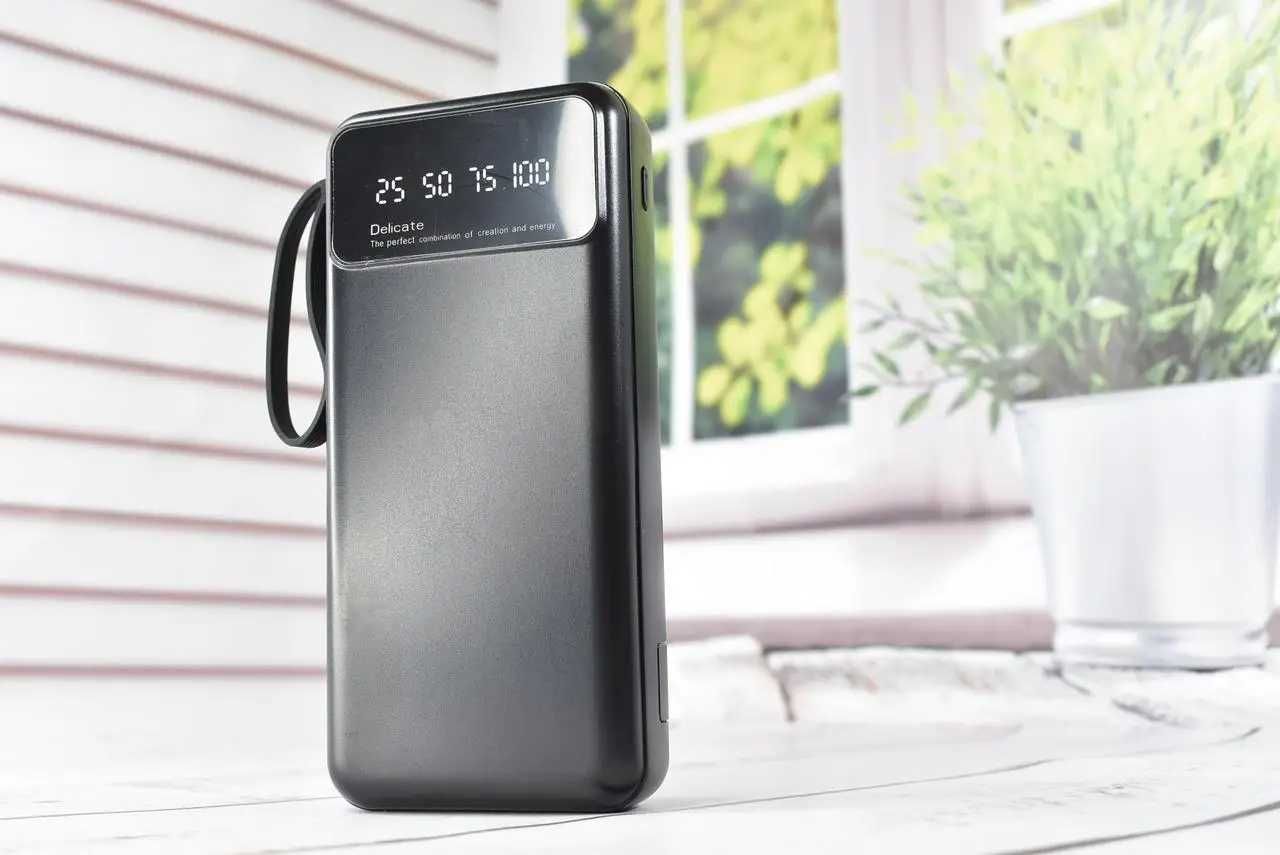 Павербанк портативний зарядний пристрій 20000mAh Black Powerbank