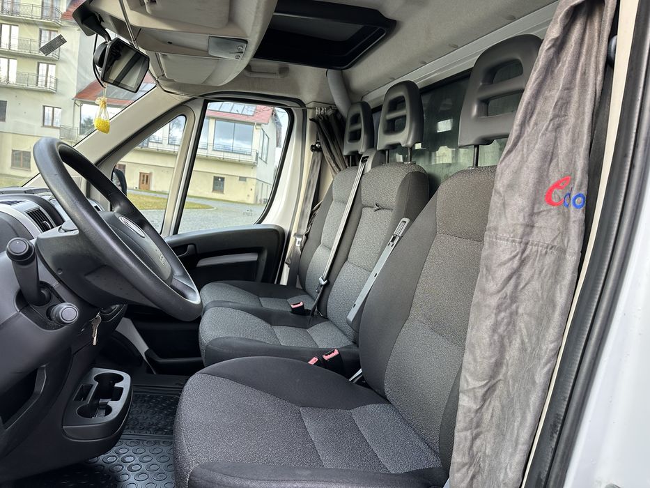Wynajem Fiat Ducato 2.3 diesel Maxi 180 koni plandeka 9 palet.