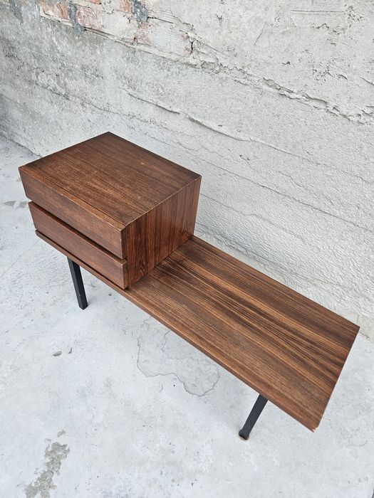 Ławka szafka pod lustro vintage ława mcm retro garderoba