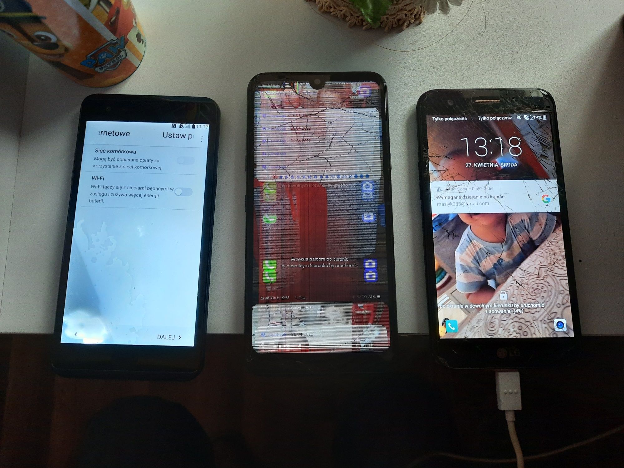 Sprzedam LG Q60 LG Xpower i LG K10