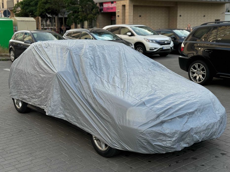 PLANDEKA Pokrowiec na samochód PEVA jednowarstwowy uniwersalny