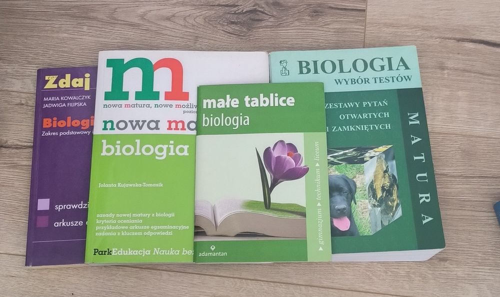 Zestaw książek do matury biologia