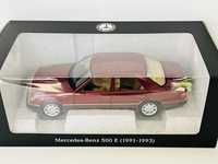 Mercedes-Benz 500E W124 full open wersja dealerska Norev 1/18