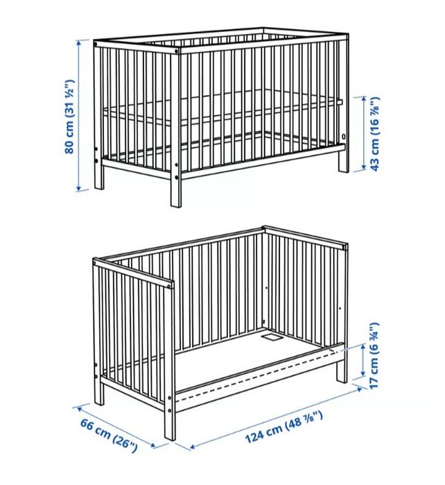 Berço com COLCHÃO cama de bebé