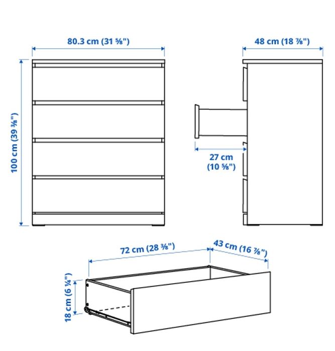 Komoda Ikea Malm 4