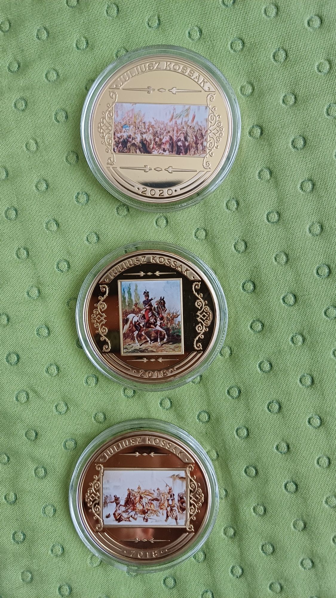 Kolekcja numizmatów z obrazami (Matejko, Juliusz i Wojciech Kossak)
