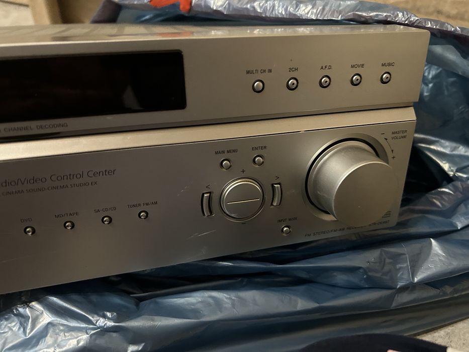 Suboofer amplituner do kina domowego uzywany i DVD sony str-de497