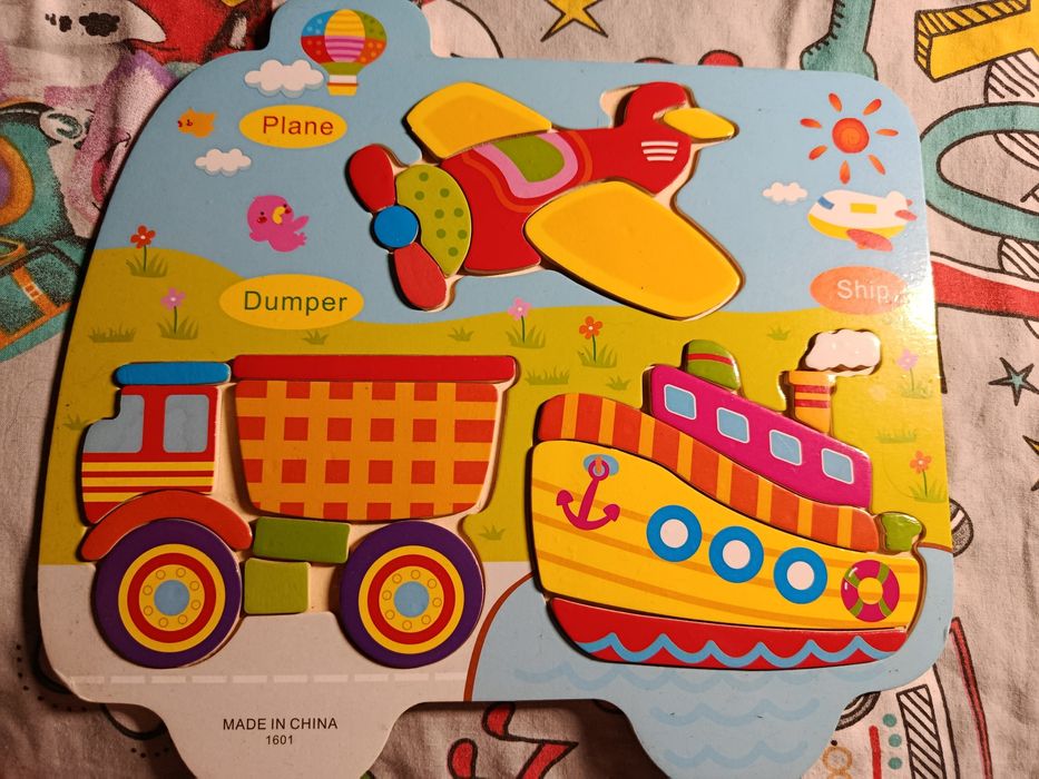 Дерев'яні розвиваючі ігри, вкладиші