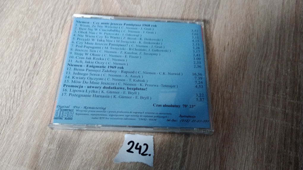 Czesław Niemen - Czy mnie jeszcze pamiętasz - Enigmatic CD 242.