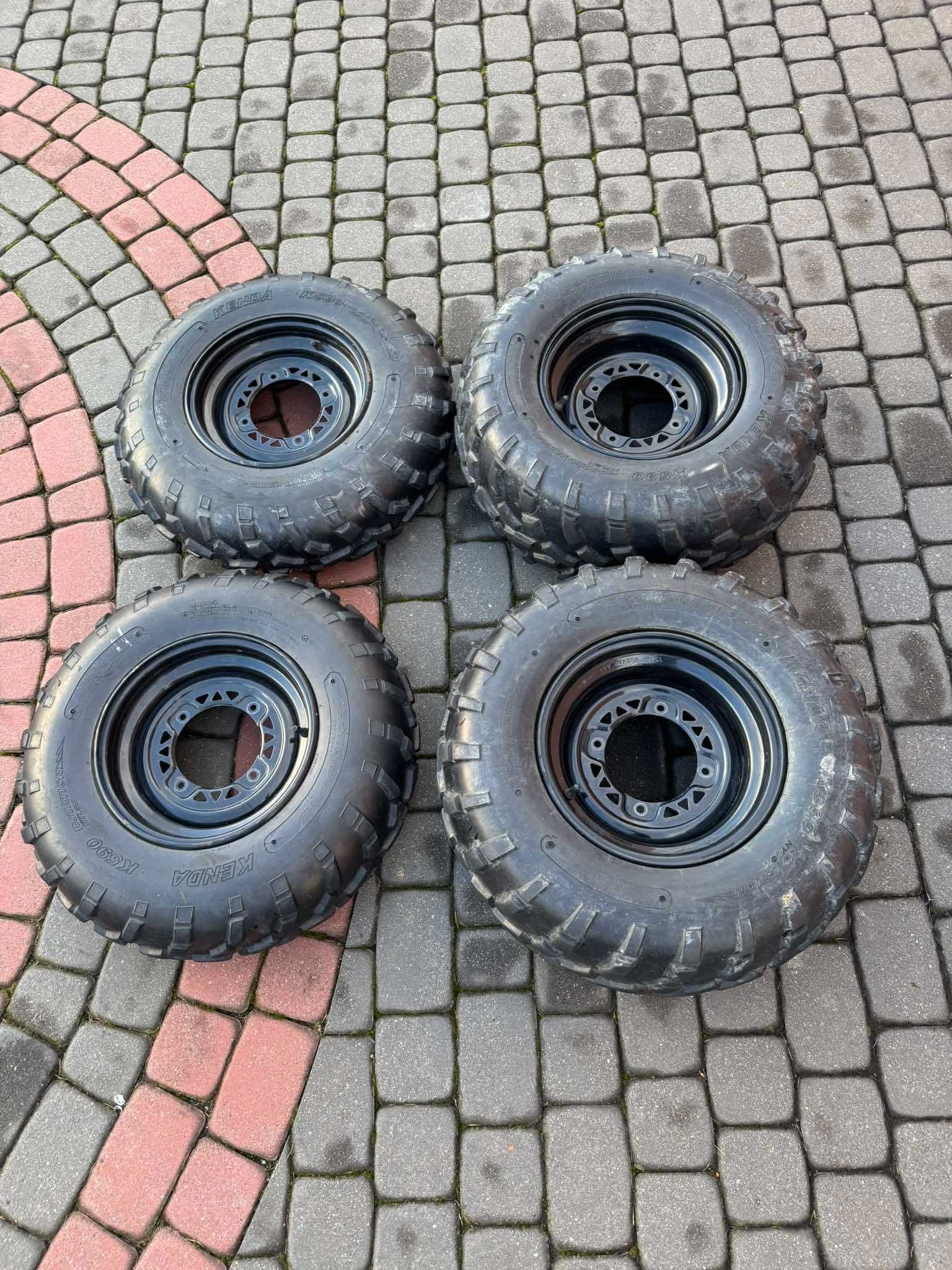 komplet kol kola kolo felga felgi 12 cal cali Polaris Sportsman