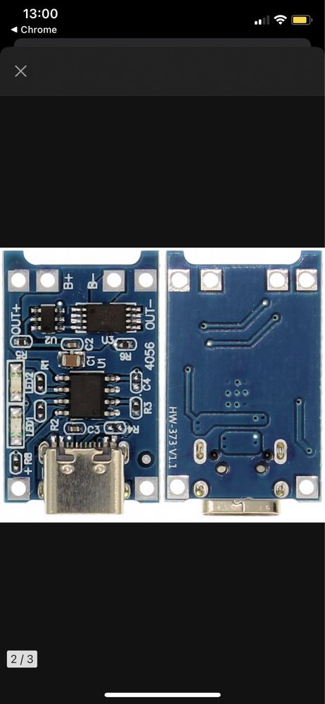 Modul ladowania, Ładowarka ACS TP4056 HW-373 v1.1