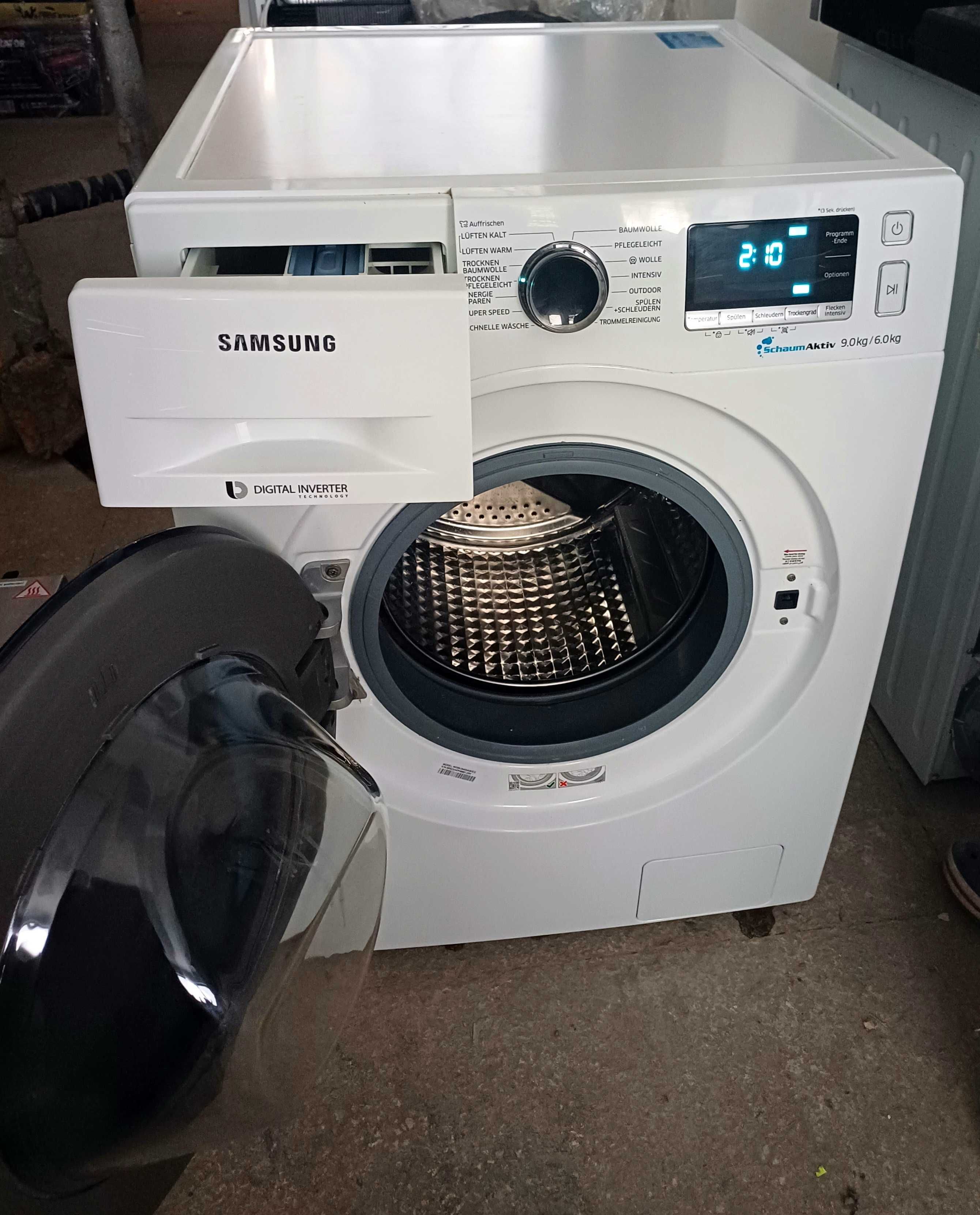 Стиральная машина с сушкой Самсунг Samsung WD90J6400AW 9/6кг А+++