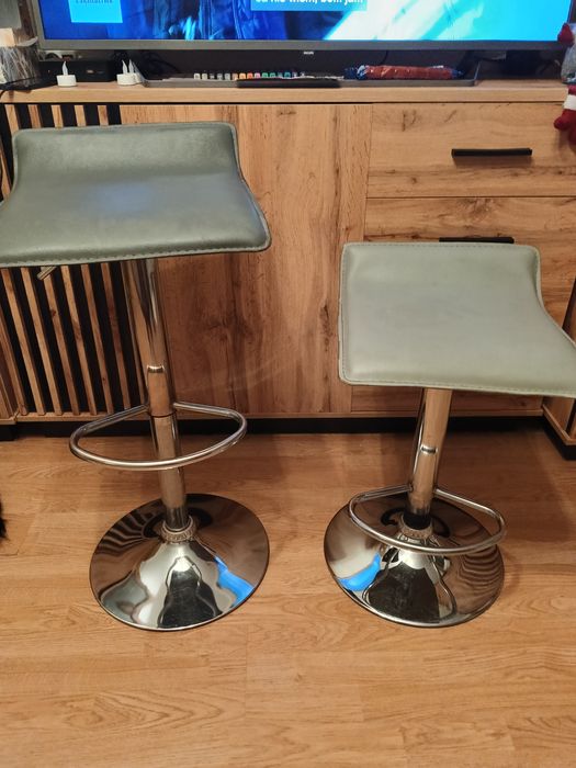 2 hokery krzesła barowe