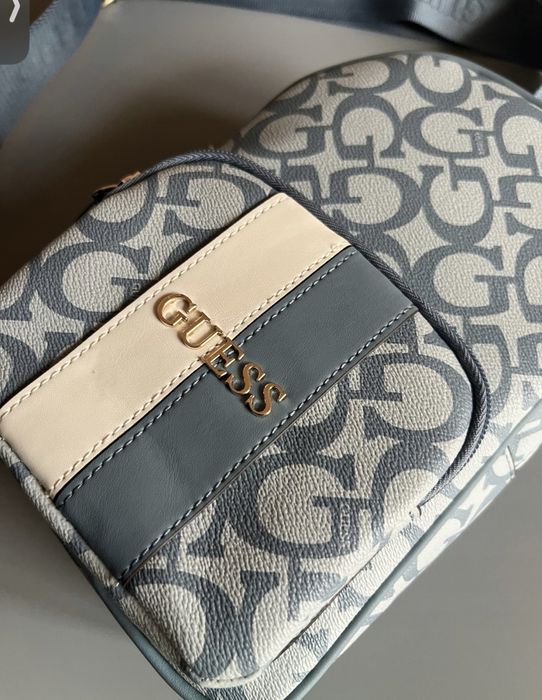 Рюкзак Guess блакитний/голубой оригінал