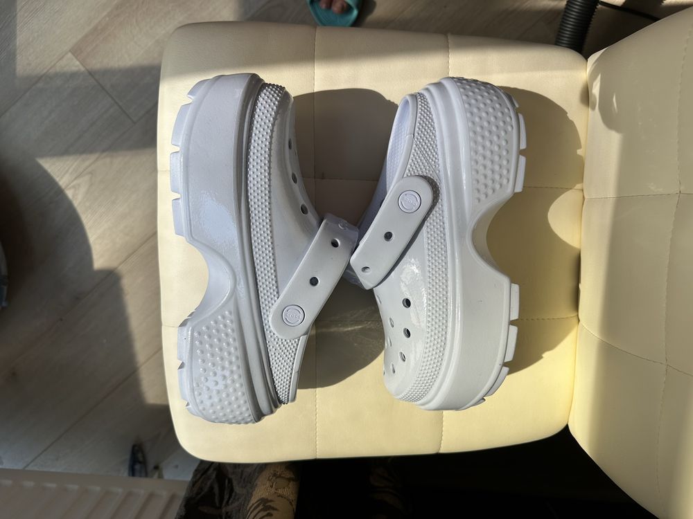 Crocs Stomp High Shine Clog. W7 . Оригинал
