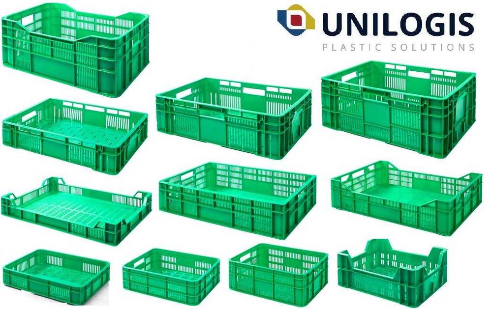 Skrzynki plastikowe na owoce, warzywa, grzyby 5,7,8,10,12,15,20 kg