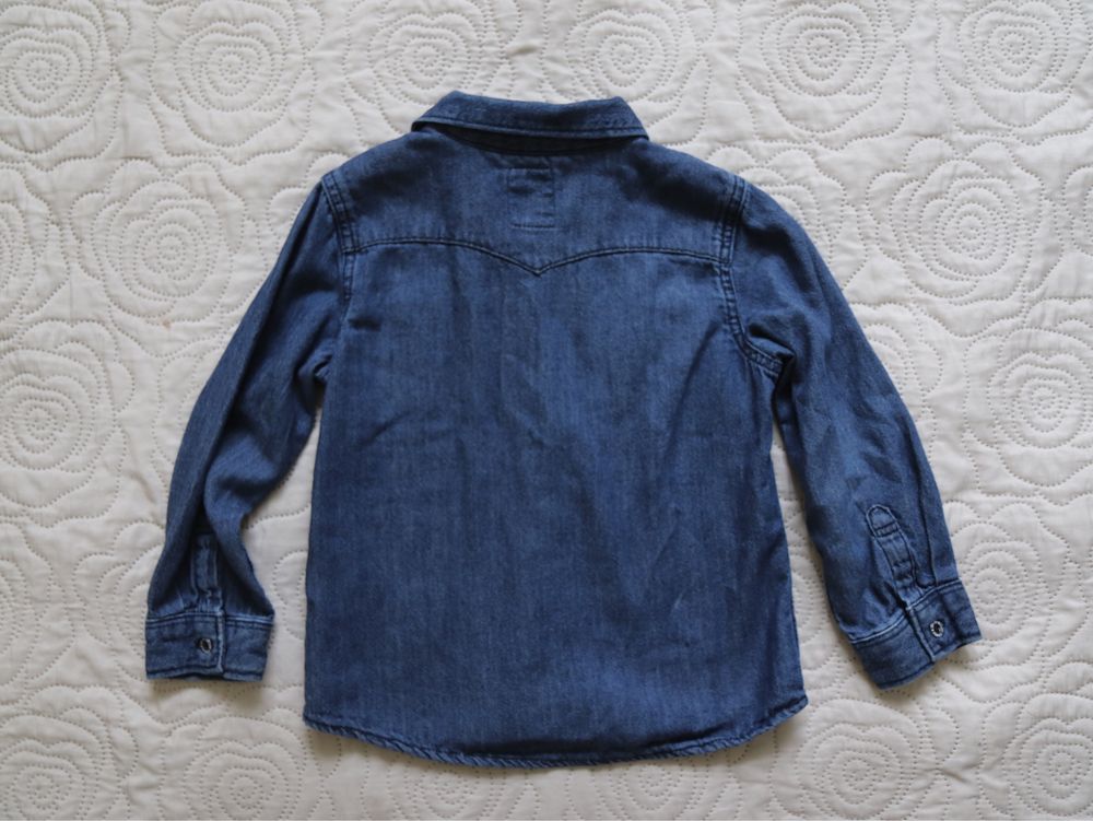 Levi’s 24m 86 cm koszula jeansowa niebieska chłopięca