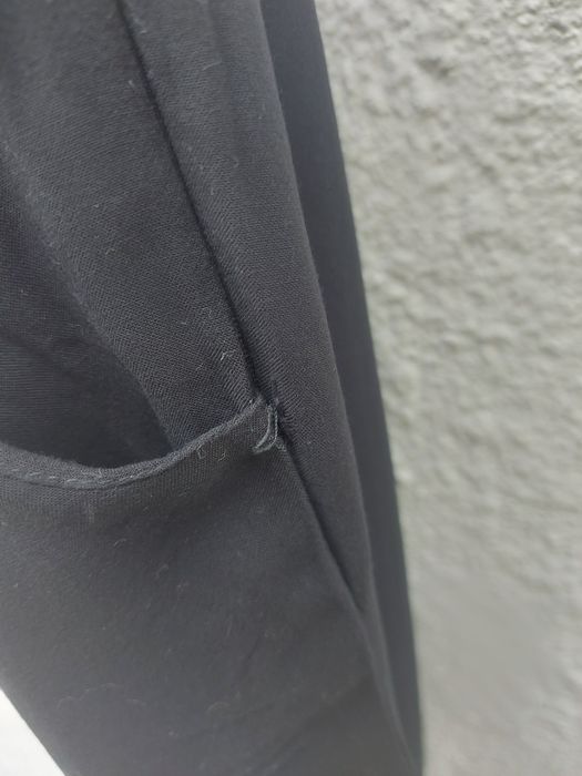 Spodnie czarne eleganckie ogrodniczki Cubus na 152