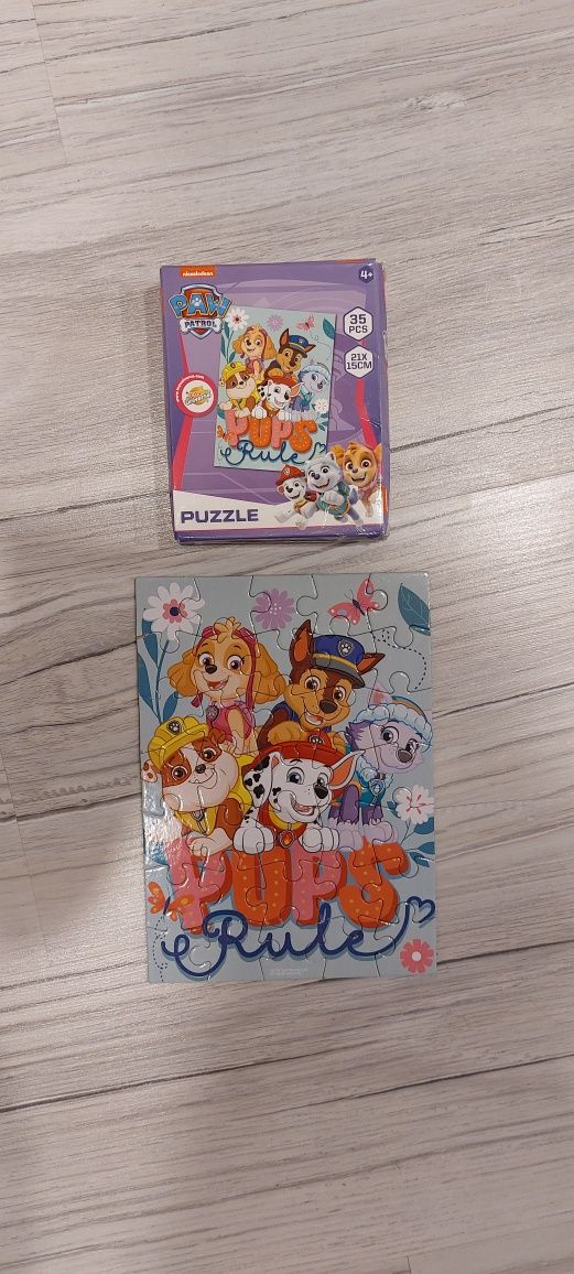 Mega okazja puzzle dla dziewczynki 3+4+5+
