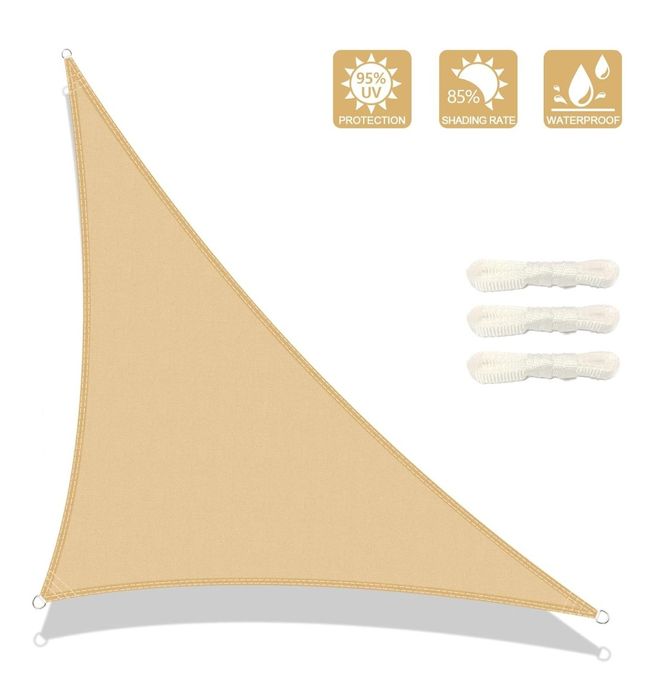 AXT SHADE żagiel przeciwsłoneczny na balkon taras 3m x 3m x 4.25m