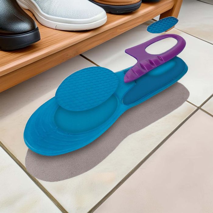 Żelowe Wkładki do Butów Amortyzujące Bolące Stopy Ostrogi Pięty 43-47