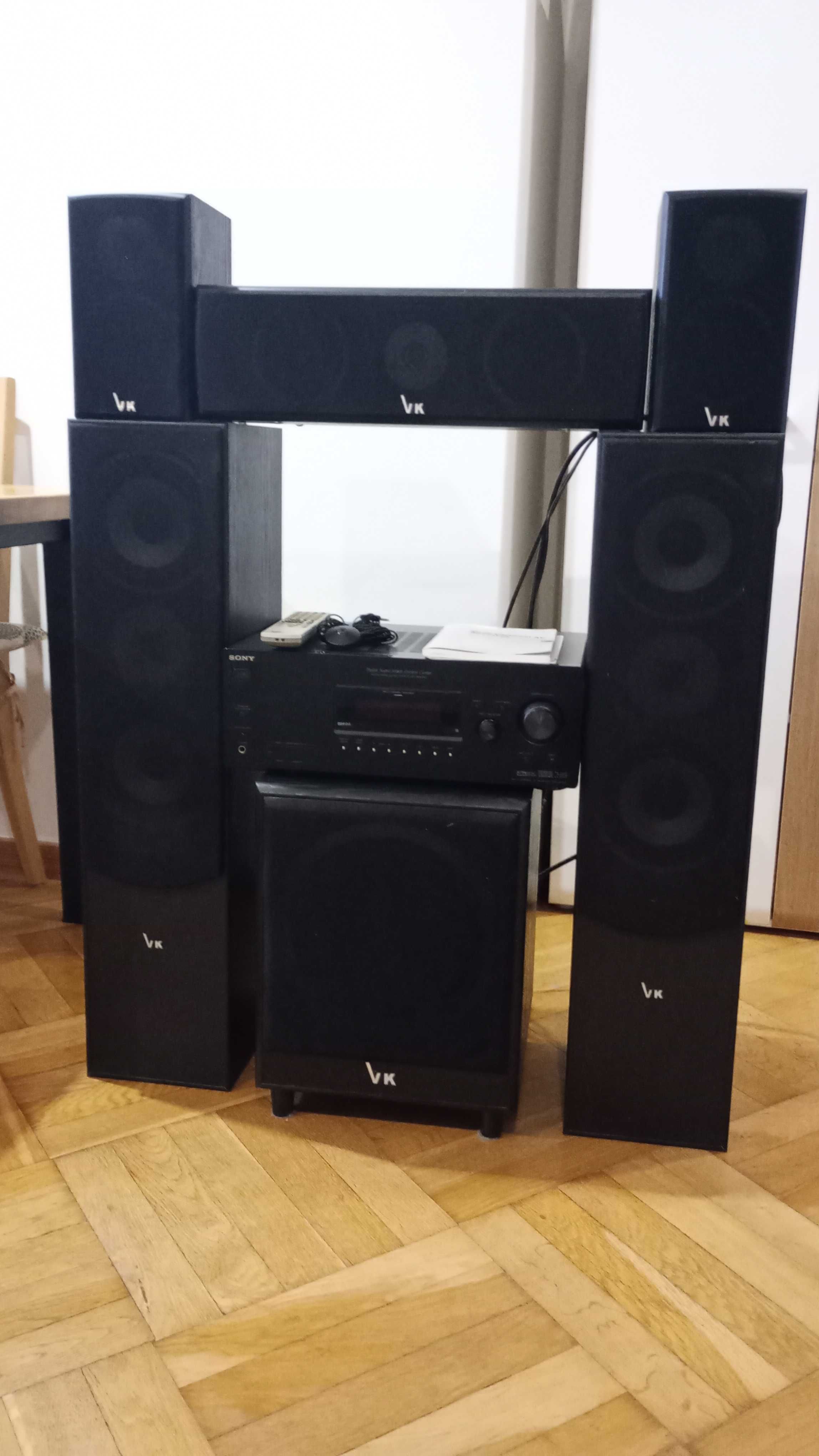 Kino domowe Voice Kraft + subwoofer + wzmacniacz