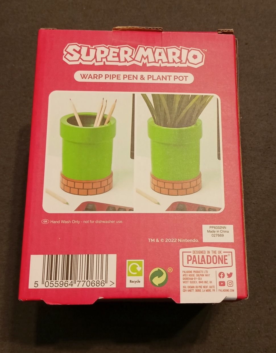Figurka Paladone Super Mario Bros Warp Pipe Produkt Licencjonowany